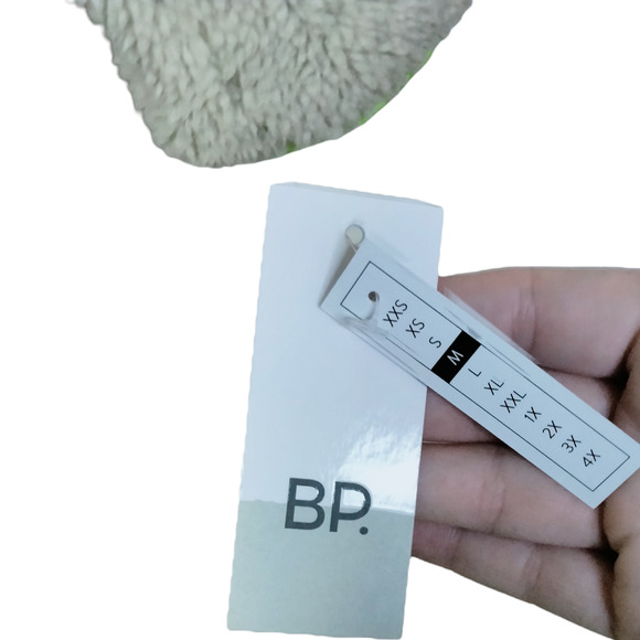 Nordstrom BP Jacket Womens Medium Beige Green Faux Shearling Neoncore NWT - Picture 11 of 12